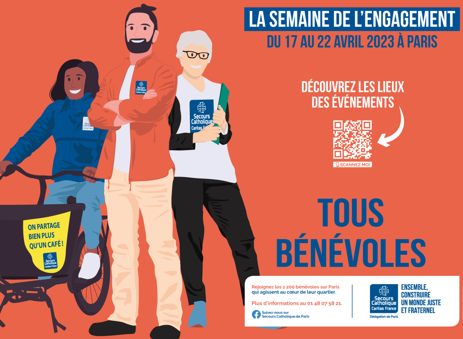 Semaine de l'engagement, secours catholique paris